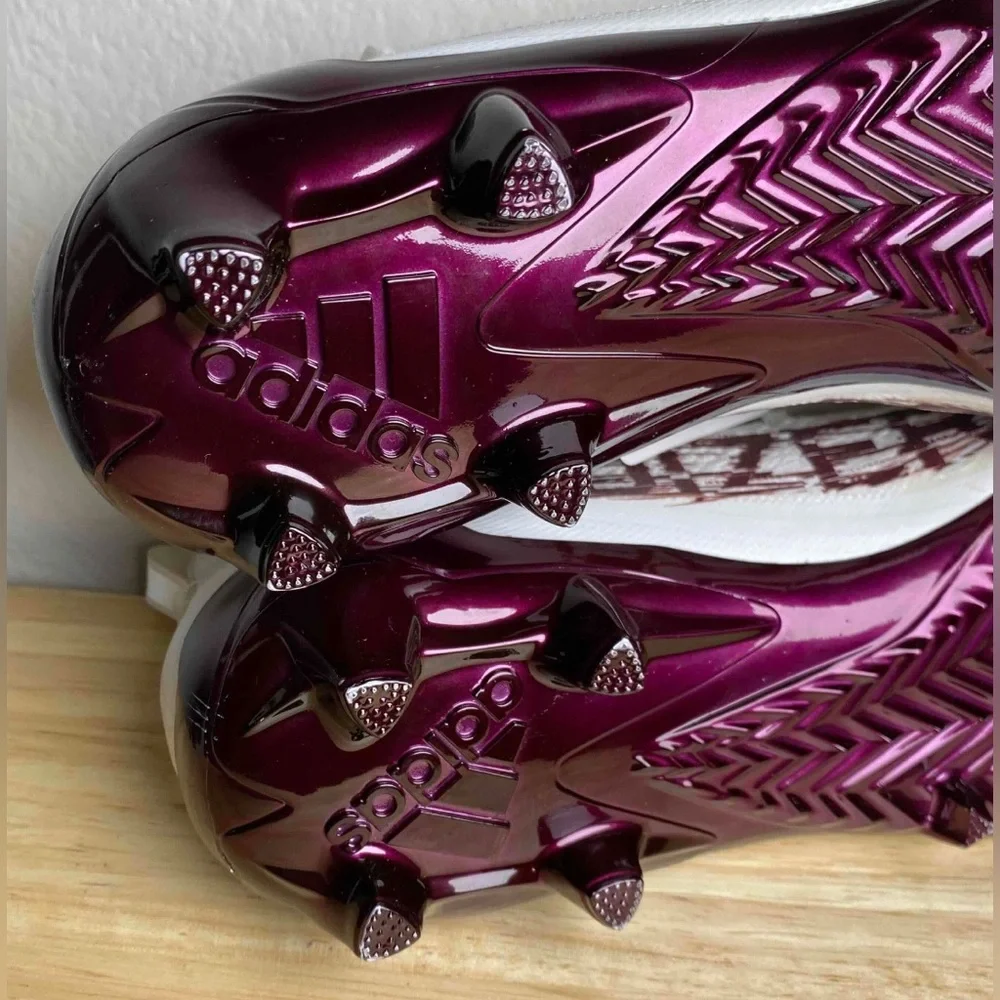 Men's Size‎ 15 Adidas Adizero Primeknit Football Cleats White Maroon HP8741 New